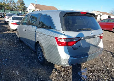 2013 Honda Odyssey Ex-L из США, поврежденный, VIN 5FNRL5H68DB091577